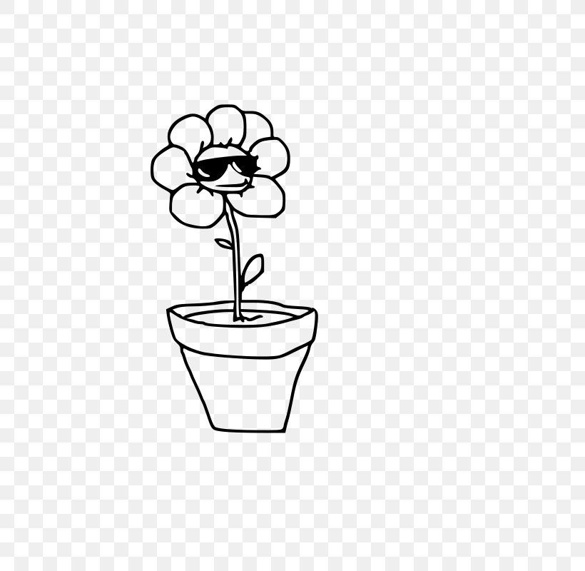 Flowerpot Houseplant Crock Clip Art, PNG, 566x800px, Flowerpot, Area, Artificial Flower, Artwork, Black And White Download Free