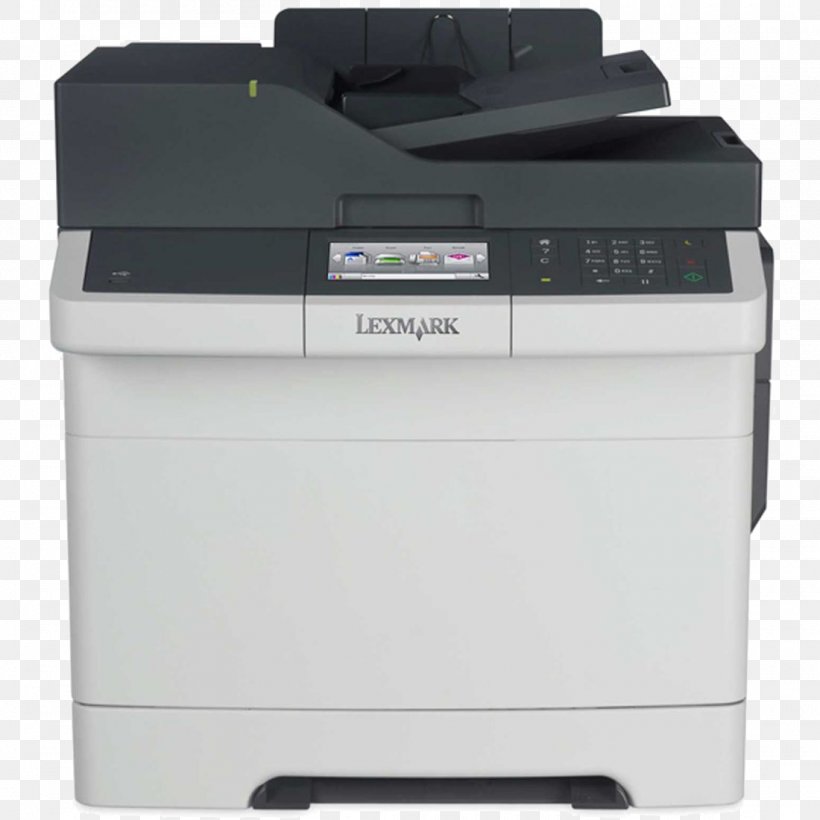 Multi-function Printer Lexmark CX410 Image Scanner, PNG, 1100x1100px, Multifunction Printer, Copy, Dots Per Inch, Duplex Printing, Electronic Device Download Free