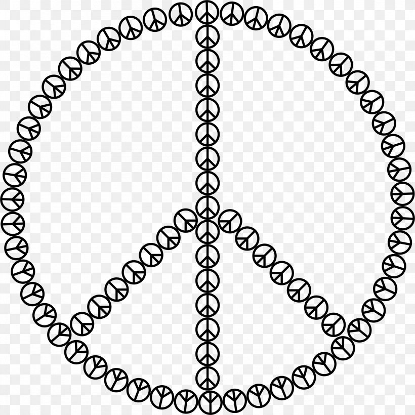 Peace Symbols Clip Art, PNG, 2304x2306px, Peace Symbols, Area, Auto Part, Black And White, Body Jewelry Download Free