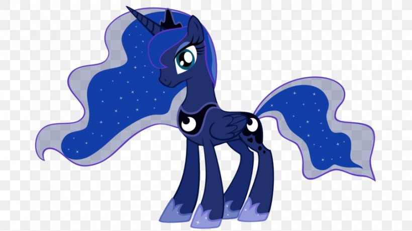 Princess Luna Princess Celestia Pony, PNG, 900x506px, Princess Luna, Animal Figure, Blue, Cartoon, Cobalt Blue Download Free
