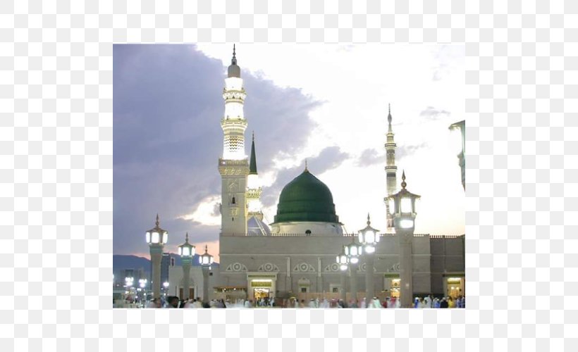 Al-Masjid An-Nabawi Great Mosque Of Mecca Dawah Green Dome, PNG, 500x500px, Almasjid Annabawi, Apostle, Building, City, Dawah Download Free