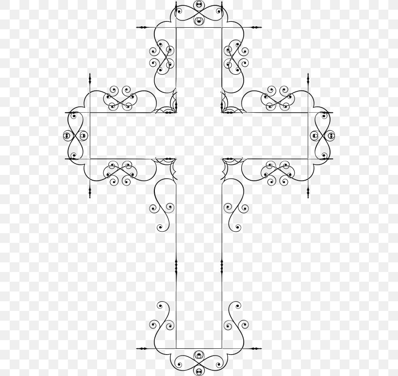 Christian Cross Crucifix Clip Art, PNG, 562x774px, Christian Cross, Area, Artwork, Black And White, Cross Download Free
