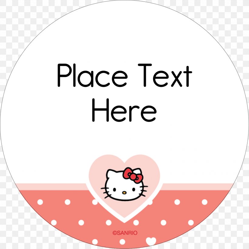 Hello Kitty Sticker Label Name Tag Image, PNG, 1500x1500px, Hello Kitty, Avery Dennison, Bottle, Heart, Label Download Free