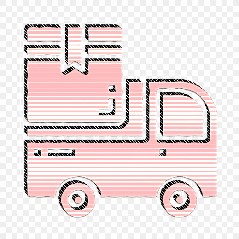 Logistic Icon Delivery Icon Van Icon, PNG, 1130x1130px, Logistic Icon, Car, Delivery Icon, Line, Pink Download Free