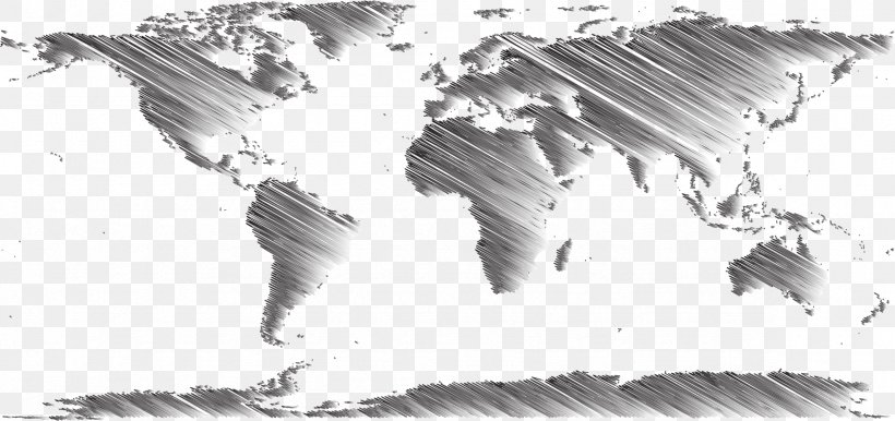 World Map Globe Stock Photography, PNG, 2362x1112px, World, Blackandwhite, Cartography, Drawing, Globe Download Free
