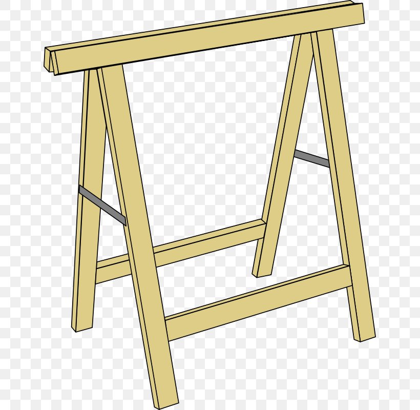 Saw Horses Table Drawing Carpenter, PNG, 649x800px, Saw Horses, Carpenter, Drawing, Easel, Furniture Download Free