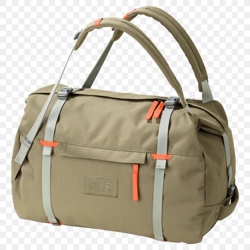 Duffel Bags Backpack Jack Wolfskin Travel, PNG, 1024x1024px, Duffel Bags, Backpack, Bag, Beige, Clothing Download Free