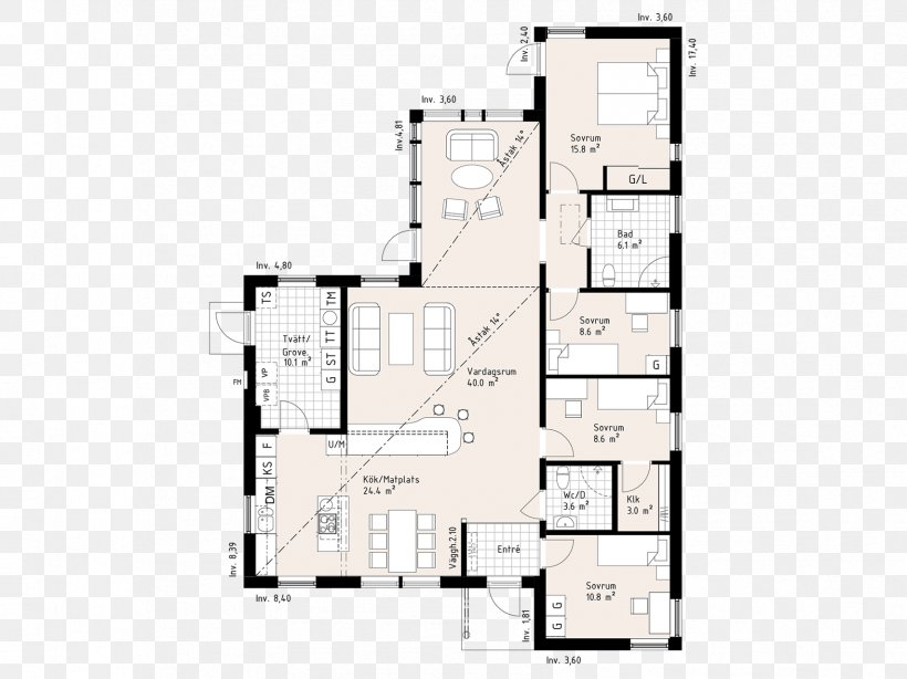 Floor Plan House Myresjöhus AB Family Room Kitchen, PNG, 1707x1280px, Floor Plan, Area, Bedroom, Elevation, Family Room Download Free