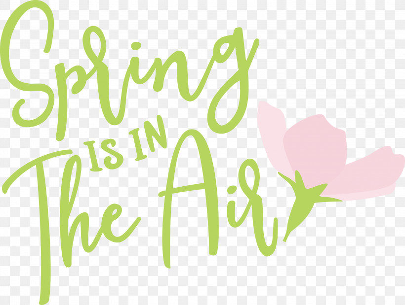 Spring Spring Is In The Air, PNG, 3000x2268px, Spring, Green, Happiness, Leaf, Line Download Free