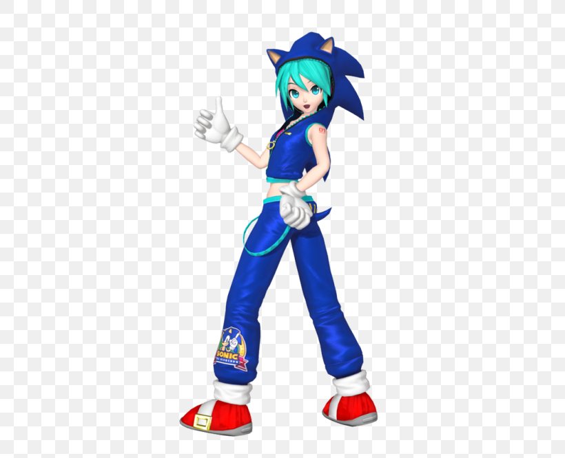 Hatsune Miku: Project Diva X Sega Vocaloid Sonic The Hedgehog, PNG, 500x666px, Hatsune Miku Project Diva X, Action Figure, Art, Character, Costume Download Free