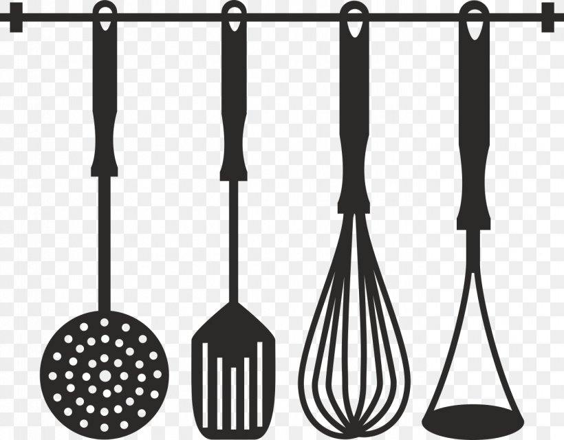 Kitchen Utensil Tool Spatula Whisk, PNG, 1351x1055px, Kitchen Utensil, Black And White, Cutlery, Fork, Kitchen Download Free