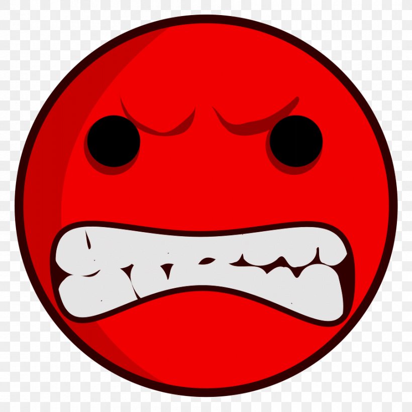 Smiley Anger Emoticon Red Clip Art, PNG, 900x900px, Smiley, Anger, Area, Emoji, Emoticon Download Free