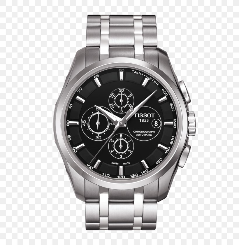 Tissot Couturier Automatic Chronograph Automatic Watch, PNG, 555x840px, Tissot Couturier Automatic, Automatic Watch, Brand, Chronograph, Chronometer Watch Download Free