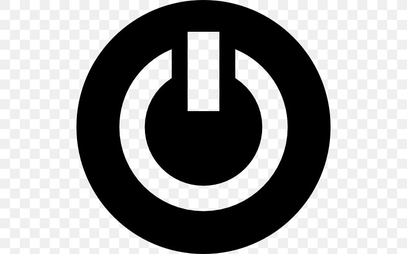Power Symbol, PNG, 512x512px, Power Symbol, Area, Black And White, Brand, Electricity Download Free