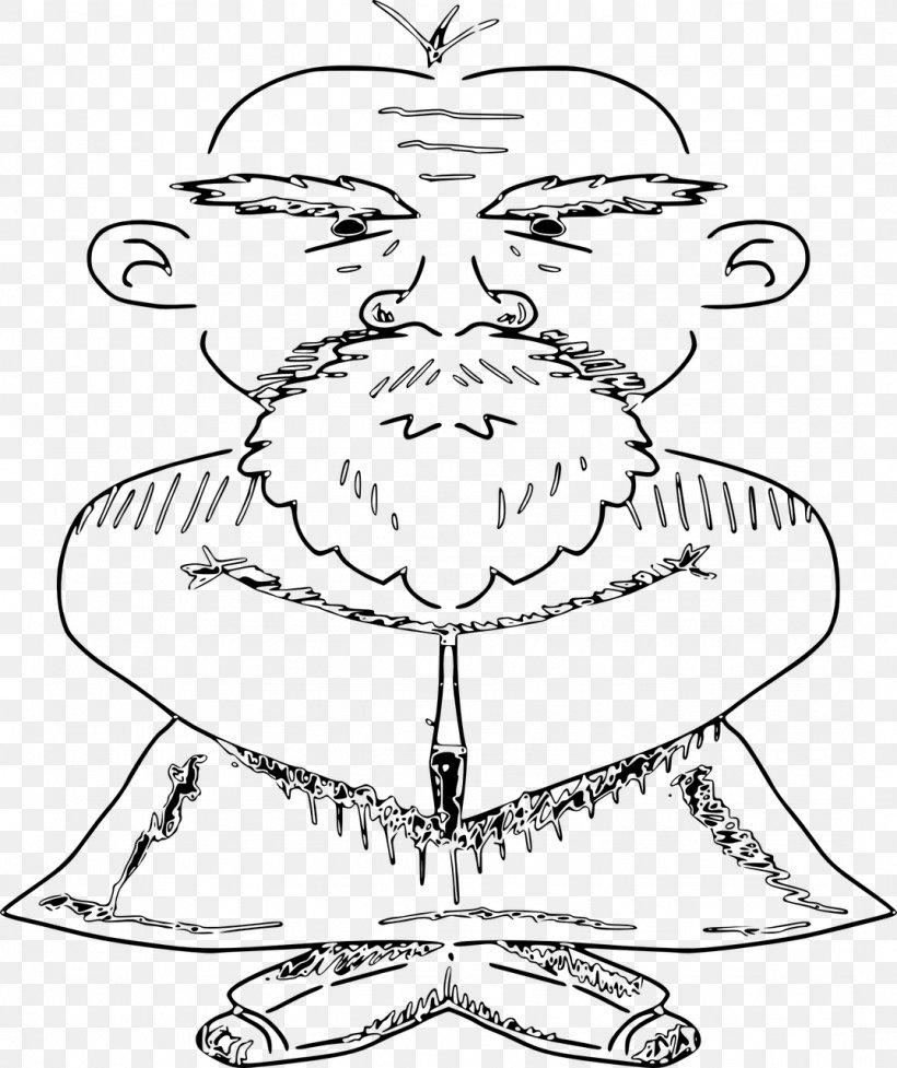 Drawing Father Christmas Clip Art, PNG, 1074x1280px, Drawing, Art, Artwork, Bearded Man, Black And White Download Free