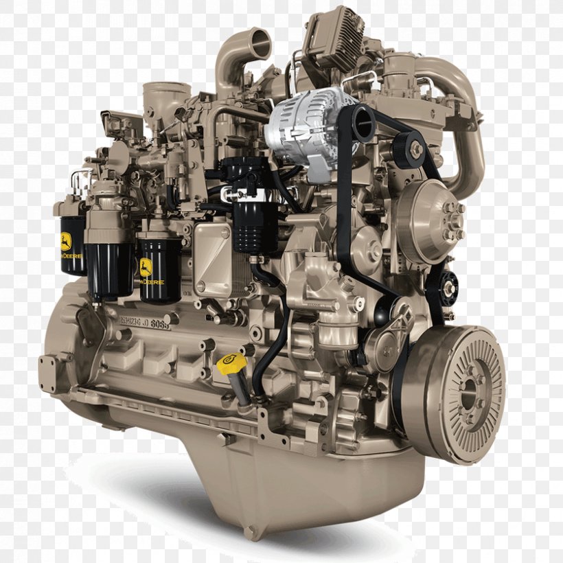 John Deere Engine Works Diesel Engine Electric Power System, PNG, 836x836px, John Deere, Agricultural Machinery, Auto Part, Automotive Engine Part, Caterpillar Inc Download Free