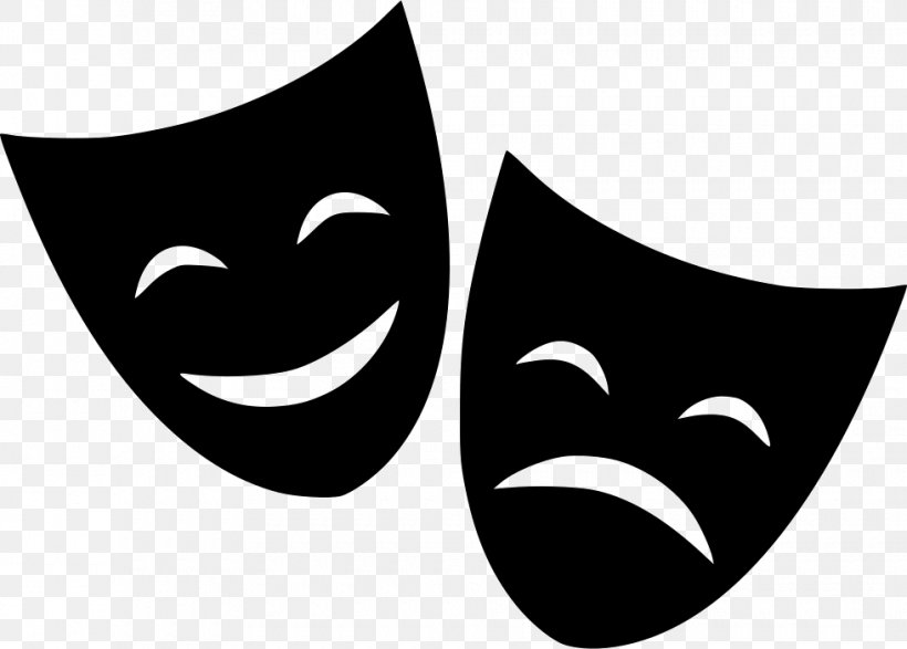 Mask Theatre, PNG, 980x702px, Mask, Black, Black And White, Cinema, Drama Download Free