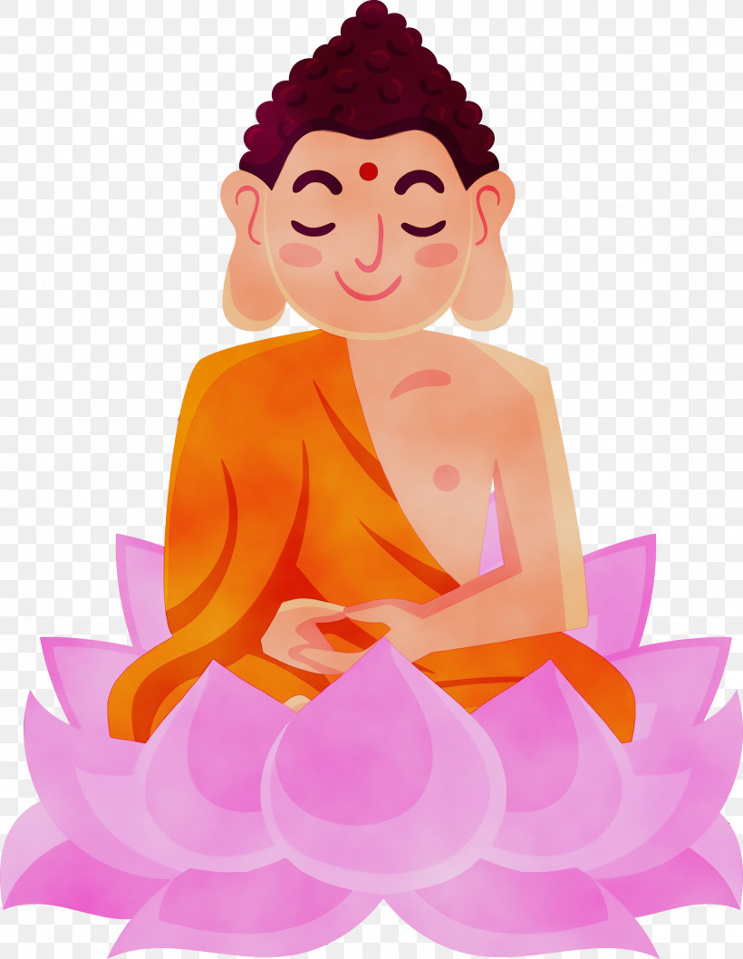 Pink Meditation Sitting Guru, PNG, 2325x3000px, Bodhi Lotus, Guru, Lotus, Meditation, Paint Download Free