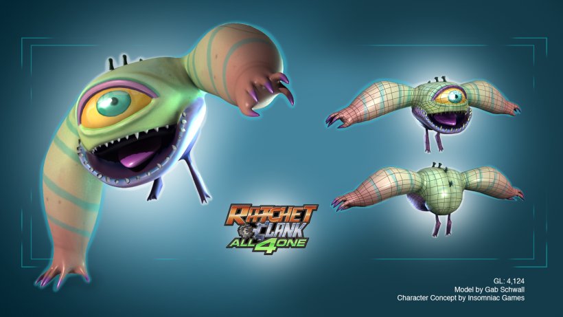 Ratchet & Clank: All 4 One Concept Art, PNG, 1920x1080px, 3d Computer Graphics, Ratchet Clank, Art, Concept Art, Fan Art Download Free