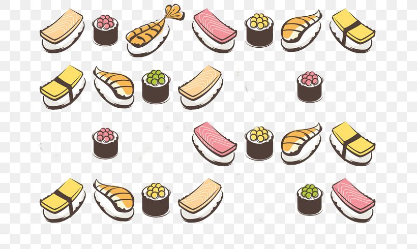 Sushi Clip Art, PNG, 700x490px, Sushi, Cuisine, Drawing, Food, Shoe Download Free
