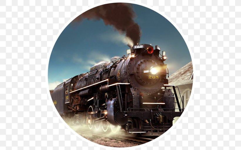 Trainz: A New Era Rail Transport Trainz Simulator 12, PNG, 512x512px, Train, Game, Iron, Locomotive, N3v Games Download Free