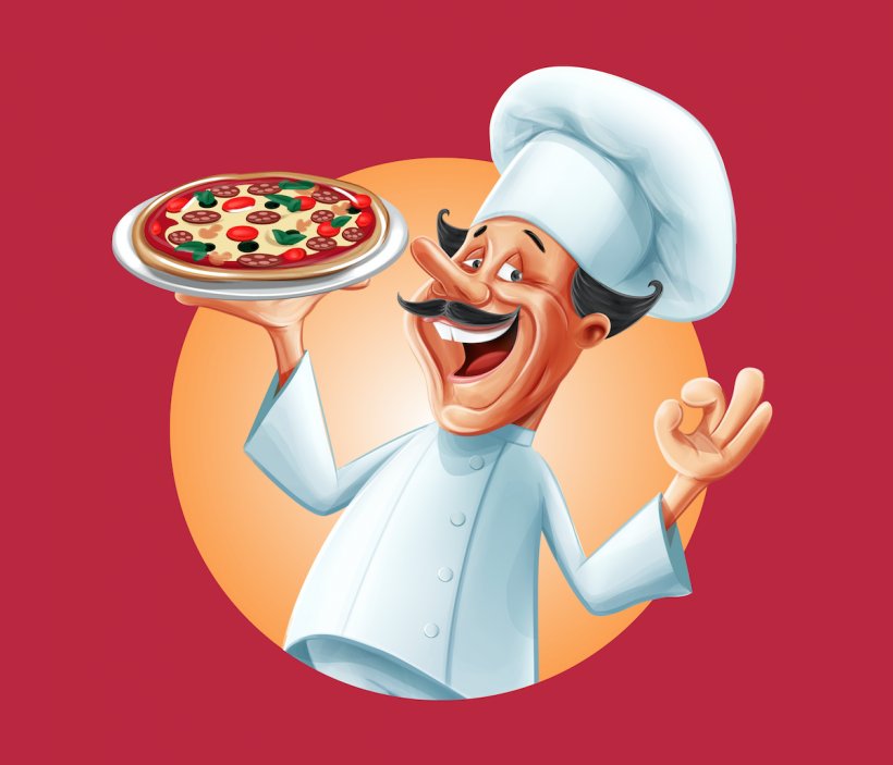 Pizza Italian Cuisine Chef, PNG, 1201x1031px, Watercolor, Cartoon, Flower, Frame, Heart Download Free