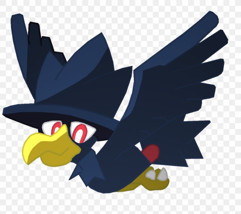 Pokémon Crystal Murkrow Pokémon GO Pokémon HeartGold And SoulSilver, PNG, 947x844px, Pokemon Go, Art, Beak, Bird, Bird Of Prey Download Free