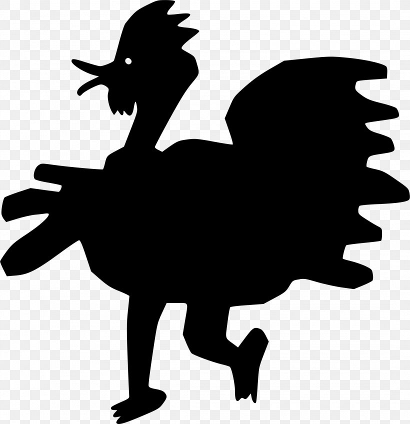 Rooster Chicken Clip Art, PNG, 2135x2208px, Rooster, Artwork, Beak, Bird, Black And White Download Free