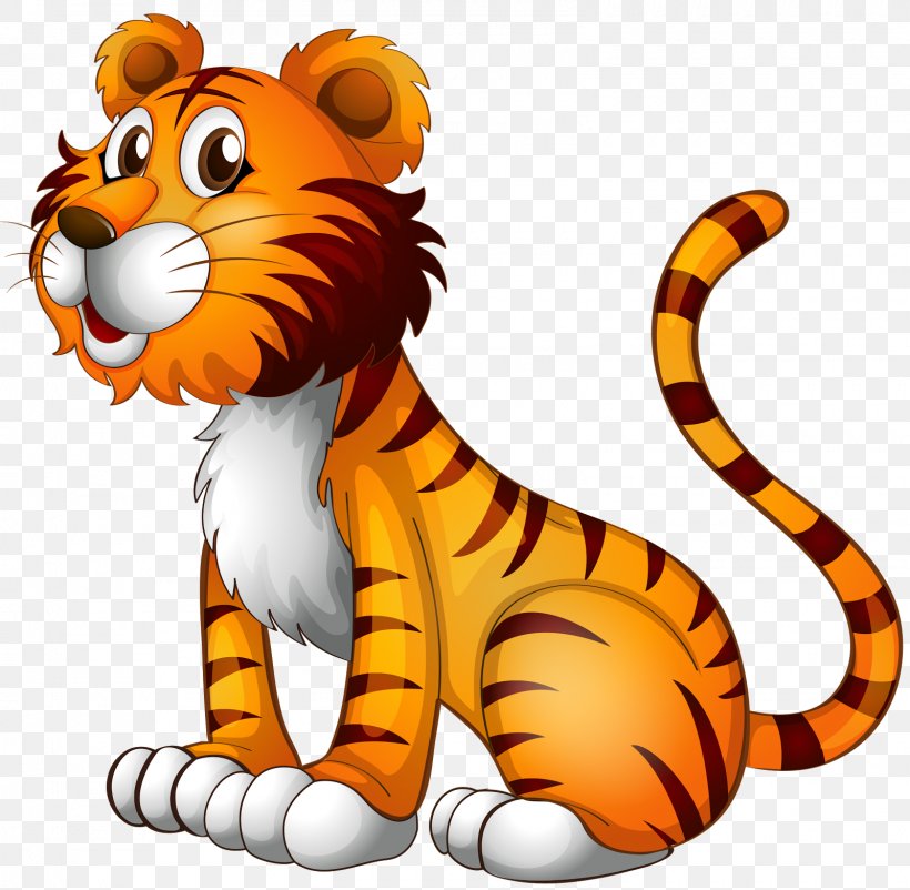 Tiger Royalty-free Cartoon, PNG, 1600x1566px, Tiger, Animal Figure, Art, Big Cats, Carnivoran Download Free