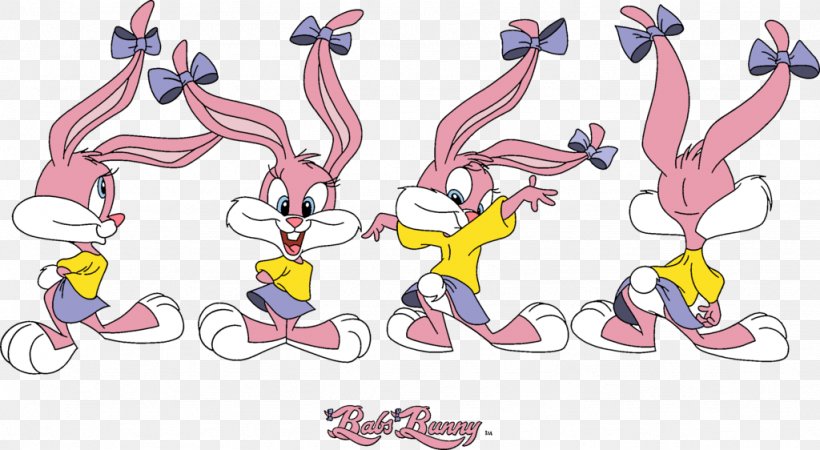 Babs Bunny Bugs Bunny Fifi La Fume Cartoon Drawing, PNG, 1024x562px, Watercolor, Cartoon, Flower, Frame, Heart Download Free