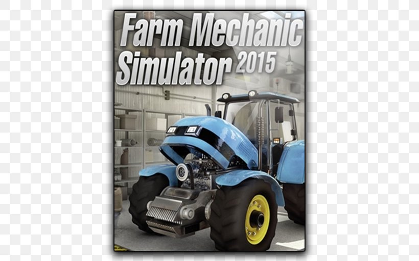 Car Mechanic Simulator 2015 Ship Simulator Pure Farming 2018 Video Game, PNG, 512x512px, Car Mechanic Simulator 2015, Agriculture, Automotive Tire, Automotive Wheel System, Brand Download Free