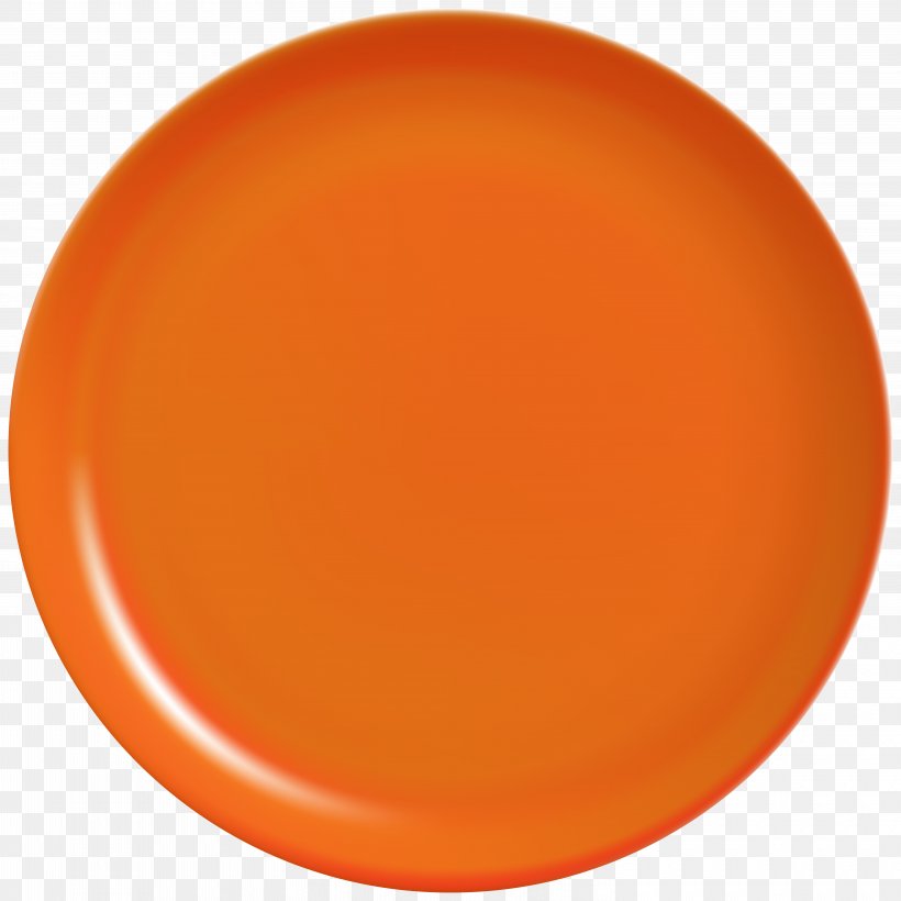 Plate Orange Clip Art, PNG, 6000x6000px, Plate, Bowl, Color, Dishware, Kitchen Download Free
