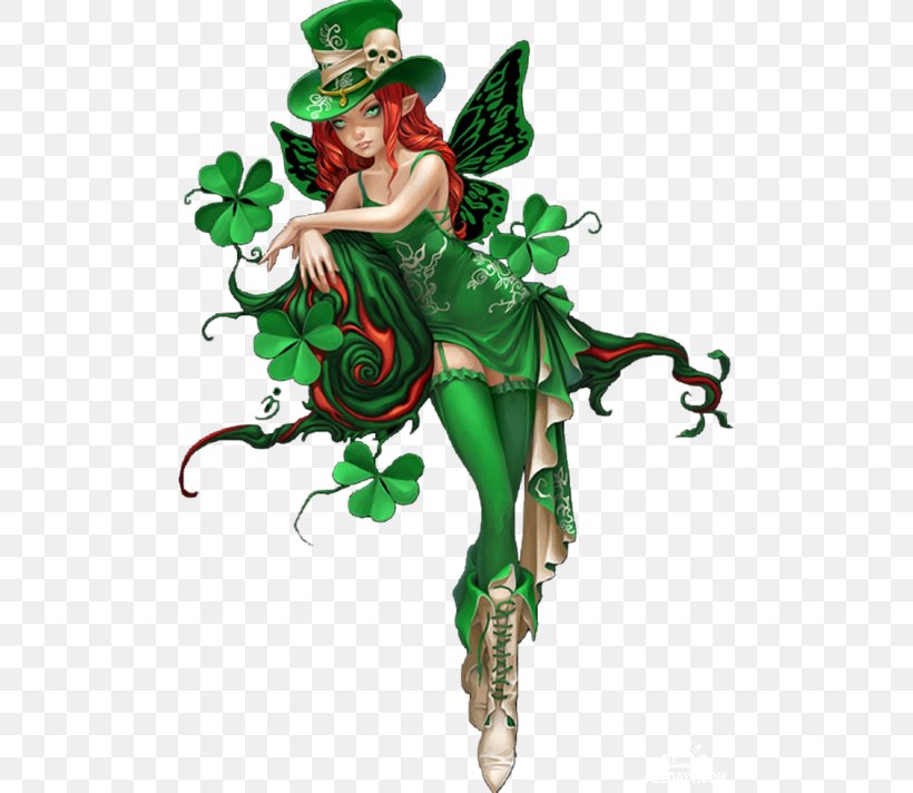 Saint Patrick's Day The Luck Of The Irish Irish People Fairy, PNG, 500x712px, Luck Of The Irish, Art, Blessing, Christmas, Christmas Ornament Download Free