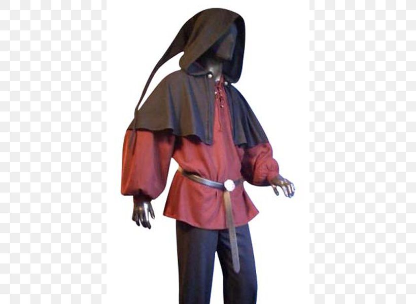 Middle Ages Hood Raincoat Cloak, PNG, 600x600px, Middle Ages, Cape, Cloak, Coat, Costume Download Free