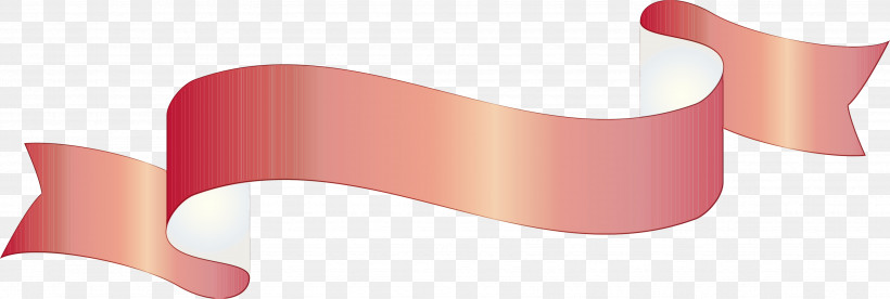 Pink Red Material Property, PNG, 3527x1191px, Ribbon, Material Property, Paint, Pink, Red Download Free