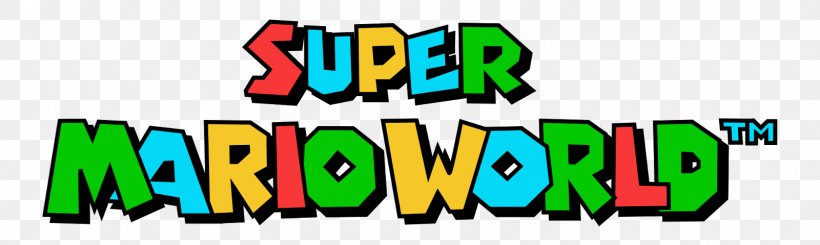 Super Mario World Mario Bros. Logo Font Video Games, PNG, 1600x480px, Super Mario World, Area, Brand, Games, Green Download Free