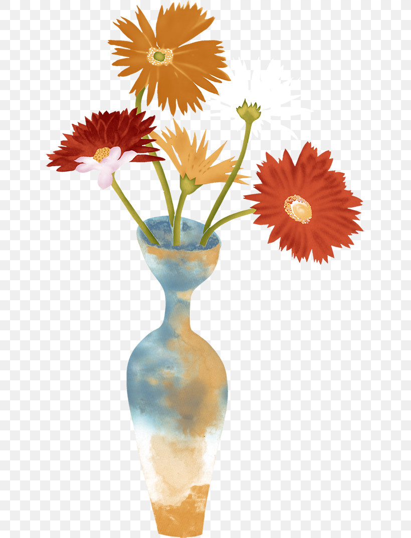 Artificial Flower, PNG, 637x1075px, Flowerpot, Artifact, Artificial Flower, Barberton Daisy, Calendula Download Free