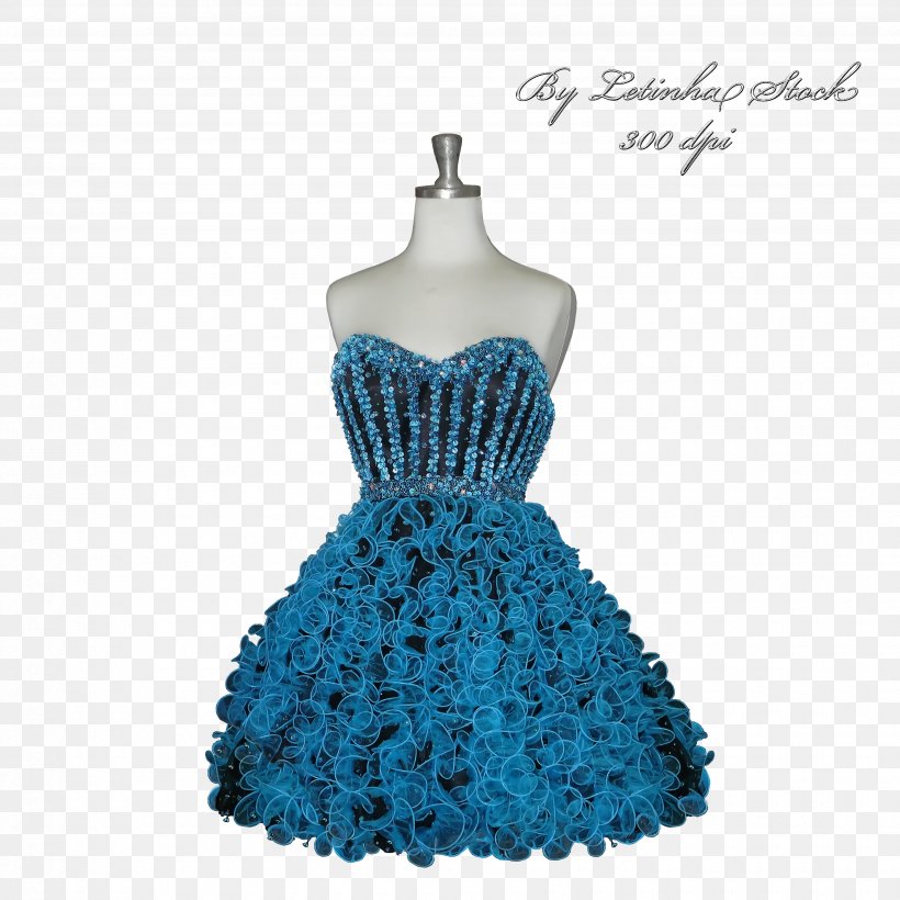 Cocktail Dress Turquoise Blue Teal, PNG, 3500x3500px, Dress, Aqua, Blue, Bridal Party Dress, Bride Download Free