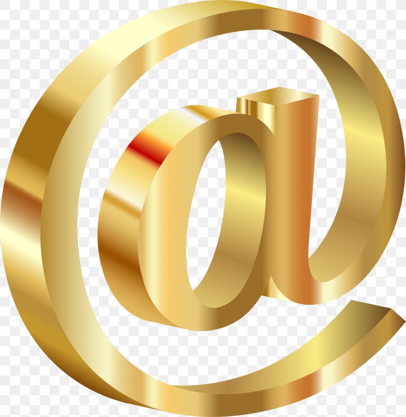 Gold Symbol Clip Art, PNG, 2270x2338px, 3d Computer Graphics, Gold, At Sign, Brass, Chart Download Free