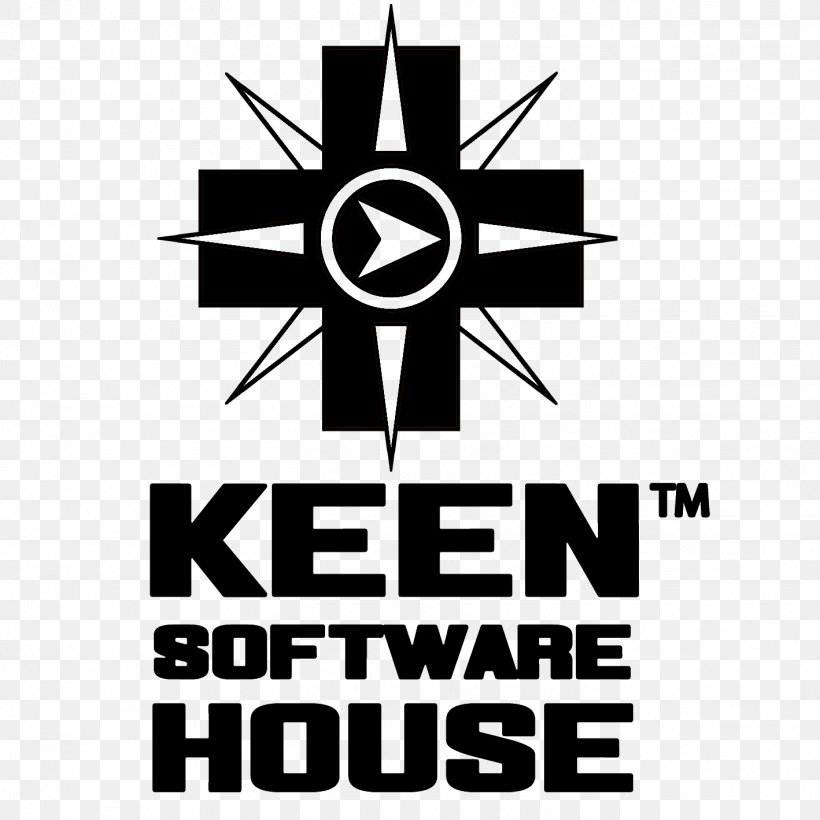 Keen Software House Medieval Engineers Computer Software G2A, PNG, 1418x1418px, Keen Software House, Apple, Area, Black And White, Brand Download Free