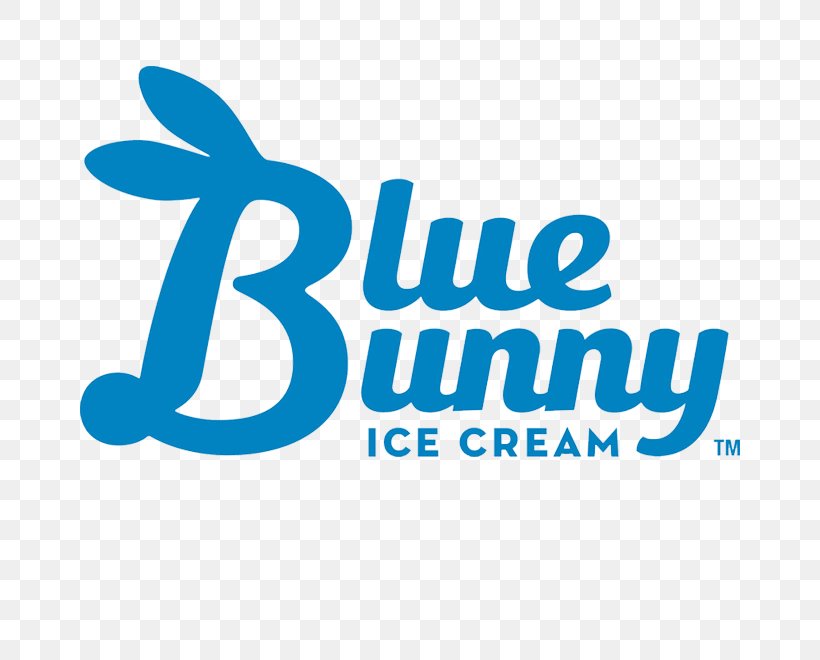 Logo Ice Cream Brand Font Product, PNG, 660x660px, Logo, Area, Blue, Blue Bunny, Brand Download Free