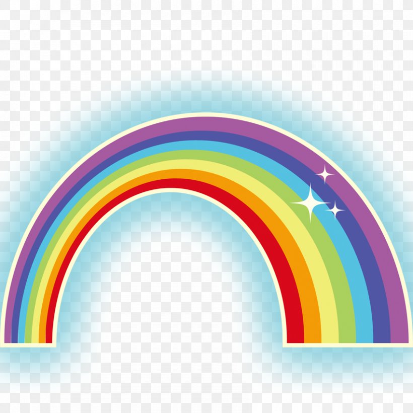 Rainbow Color Computer File, PNG, 850x850px, Rainbow, Color, Drawing, Gratis, Meteorological Phenomenon Download Free