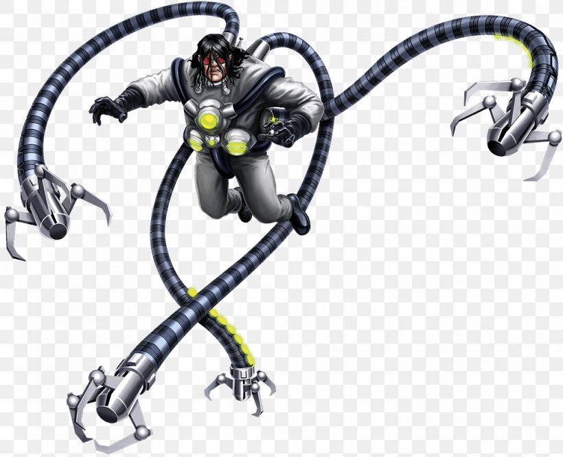 Dr. Otto Octavius Spider-Man Marvel: Avengers Alliance Sandman Venom, PNG, 1010x820px, Dr Otto Octavius, Belay Device, Bicycle, Bicycle Part, Machine Download Free