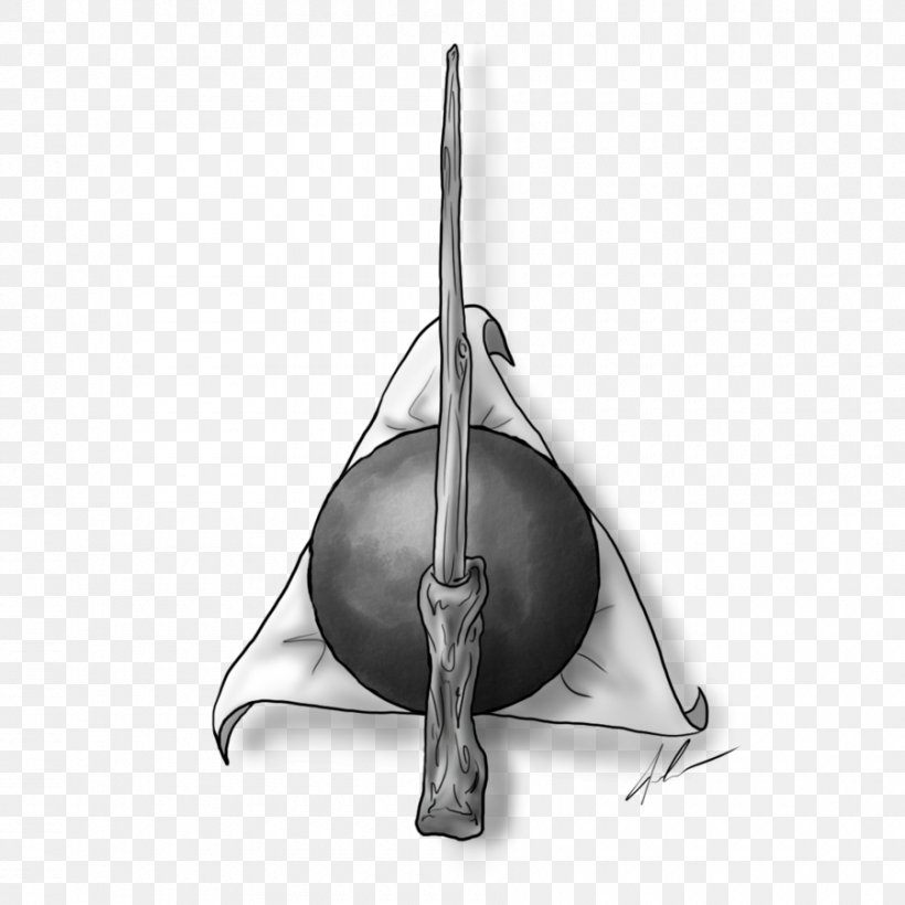 Harry Potter And The Deathly Hallows Harry Potter And The Philosopher's Stone Drawing, PNG, 900x900px, Harry Potter, Black And White, Death Eaters, Deathly Hallows, Drawing Download Free