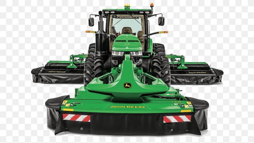 John Deere Conditioner Mower Agriculture Tractor, PNG, 642x462px, John Deere, Agricultural Machinery, Agriculture, Automotive Exterior, Combine Harvester Download Free