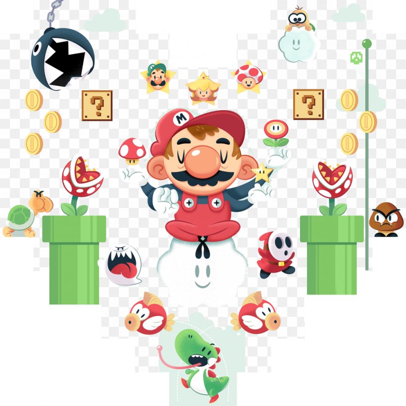 Super Mario Bros. 2 Super Smash Bros. Super Mario Odyssey, PNG, 1000x1000px, Super Mario Bros 2, Area, Artwork, Cartoon, Clip Art Download Free