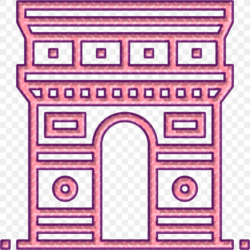 Triomph Arc Icon France Symbols Icon, PNG, 1036x1036px, Line, Cartoon, Geometry, Mathematics, Meter Download Free