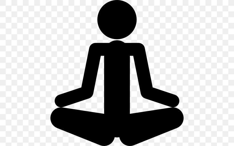 Yoga, PNG, 512x512px, Yoga, Black, Black And White, Meditation, Relaxation Download Free