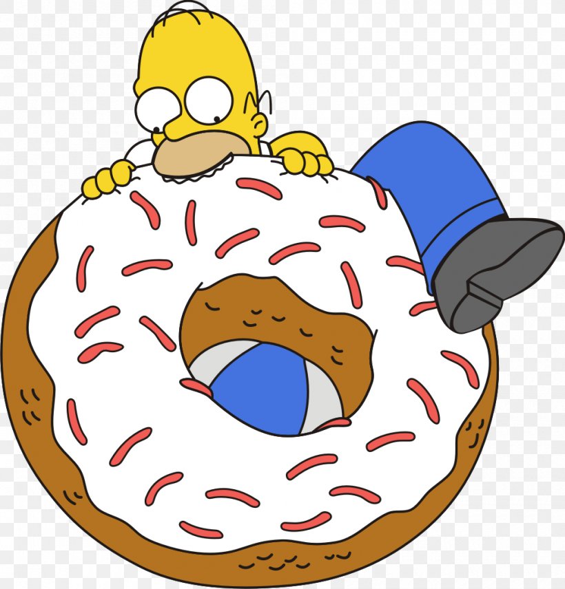 Homer Simpson Doughnut The Simpsons Game Maggie Simpson Bart Simpson, PNG, 1000x1045px, Homer Simpson, Artwork, Bart Simpson, Beak, Clip Art Download Free