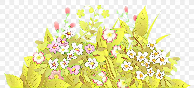 Pink Flower Cartoon, PNG, 2999x1369px, Petal, Blossom, Branching, Computer, Floral Design Download Free